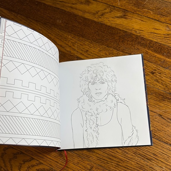 David Bowie Retrospective and Coloring Book - Picture 7 of 11